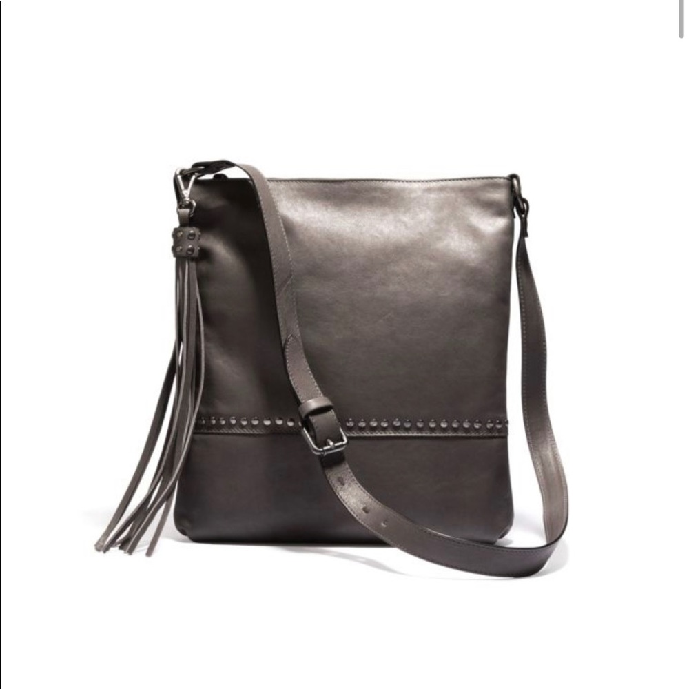 Johnny Was Leather purse (Vivia studded crossbody)
